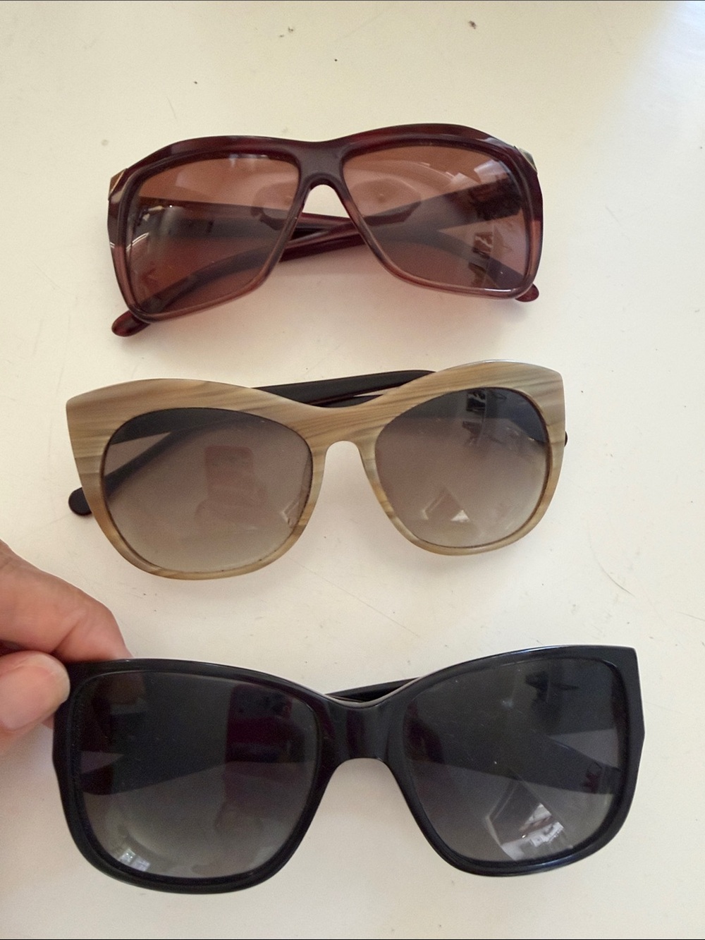 Lot of 3 Classic Women's Sunglasses - Stylish UV Protection